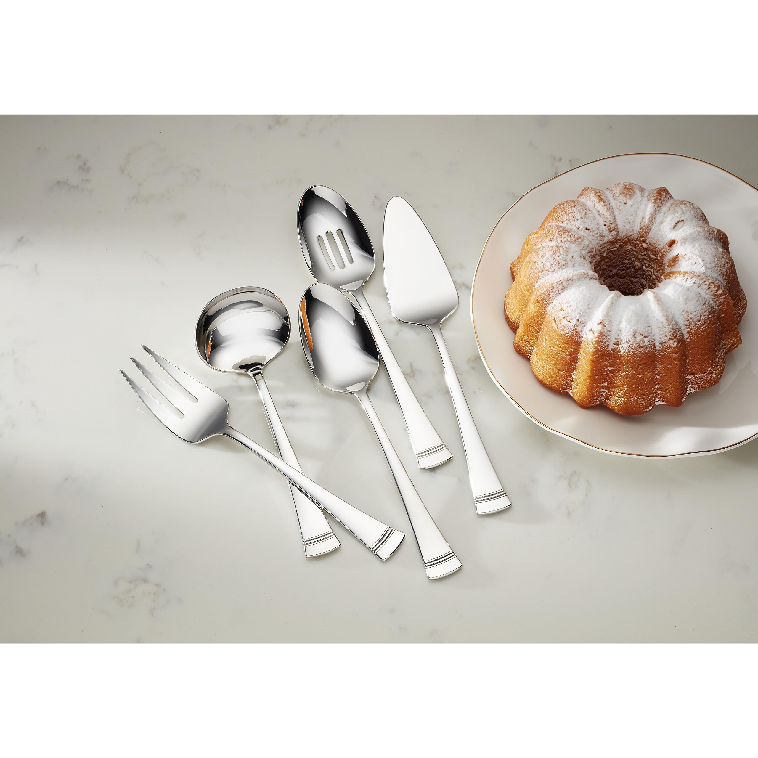 Amazon.com: Lenox Portola 65-Piece Flatware Set with 5-Piece